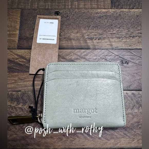 Margot New York Dana Small Zip Around Wallet, NWT - Picture 1 of 6